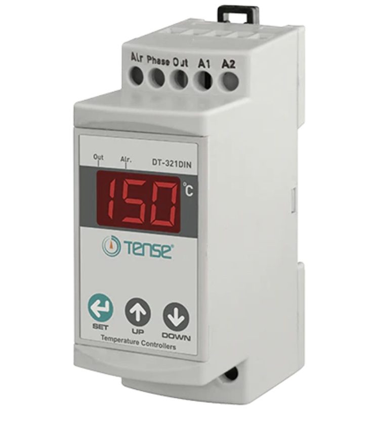 Digital thermostat with DIN type NTC sensor (NTC probe included in the price)